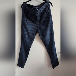 Democracy Navy Pinstripe Jeans W Stretch